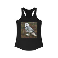 Snowy White Owl - Women's Racerback Tank