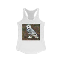 Snowy White Owl - Women's Racerback Tank