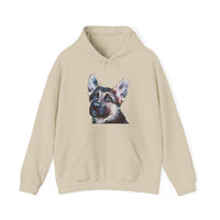 German Shepherd 'Sly' Unisex 50/50 Hoodie
