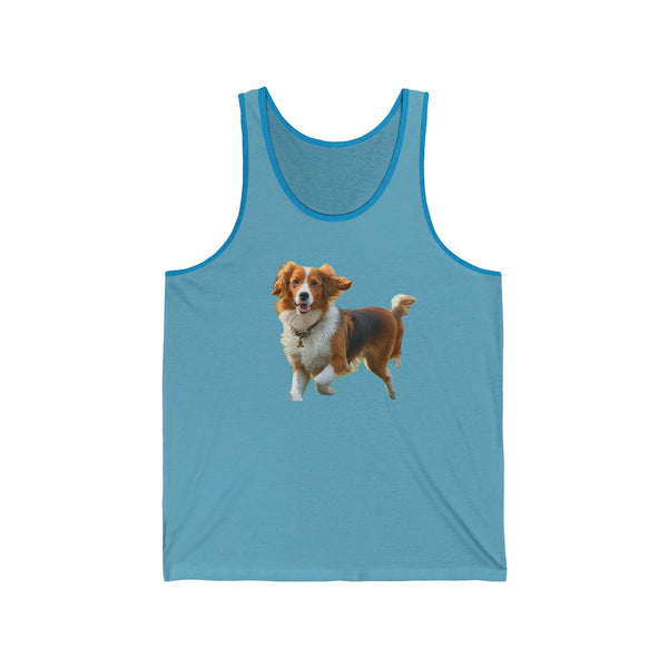 Nederlandse Kooikerhondje  Unisex Jersey Tank