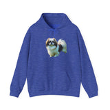 Japanese Chin Unisex 50/50 Hooded Sweatshirt