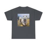 Cairn Terriers  -  Unisex Heavy Cotton Tee