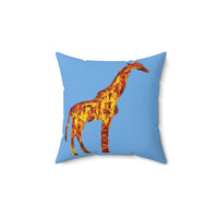 Giraffe 'Camile'  -  Spun Polyester Throw Pillow