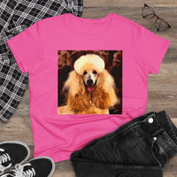 Poodle Women's Midweight Cotton Tee