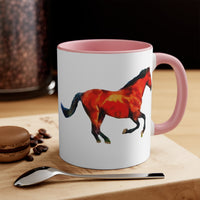 Horse 'Old Red' Accent Coffee Mug, 11oz