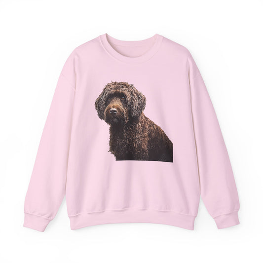 Barbet French Waterdog Unisex 50/50 Crewneck Sweatshirt