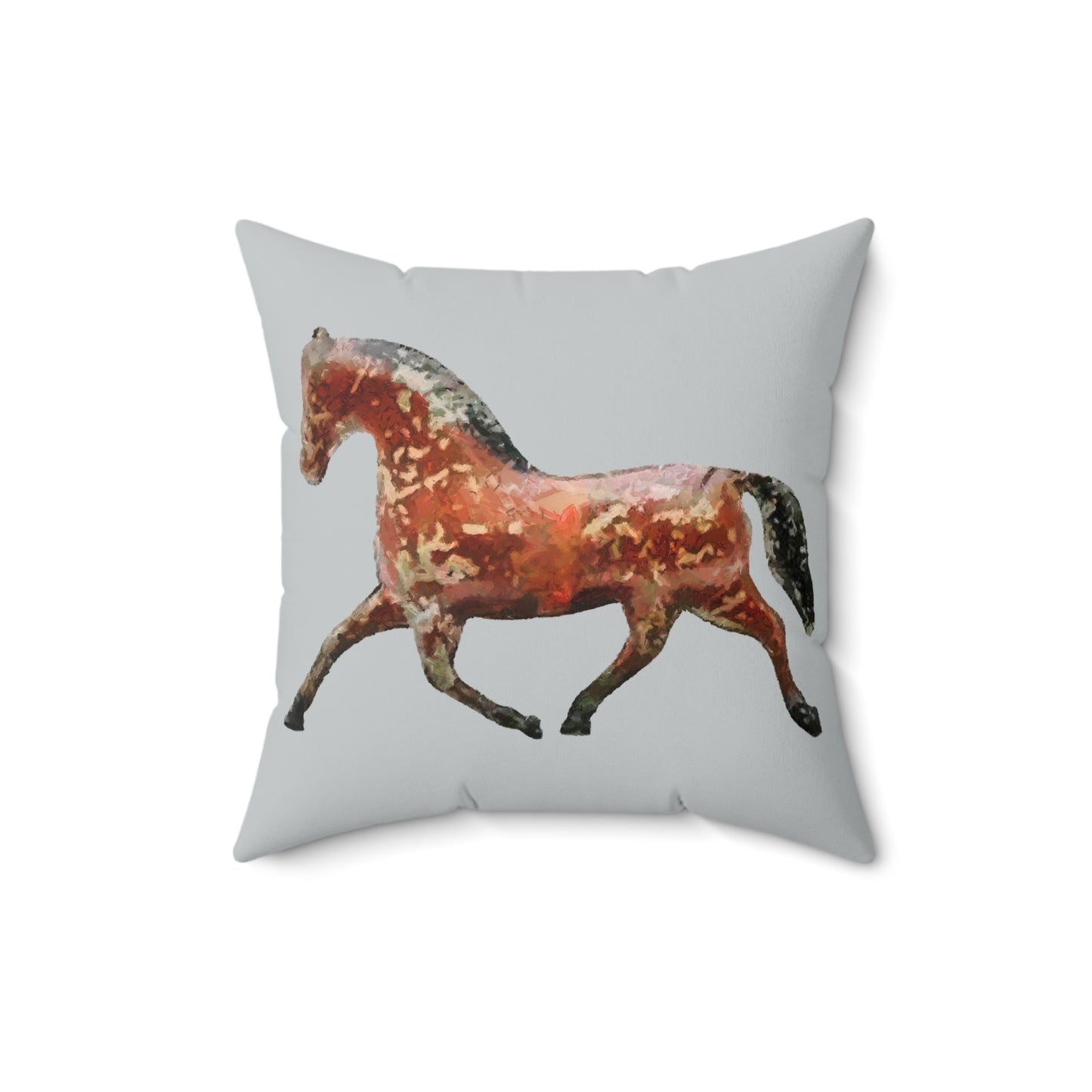 Tin Horse Spun Polyester Throw Pillow