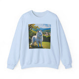 Volpino Italiano - Unisex Heavy 50/50 Crewneck Sweatshirt