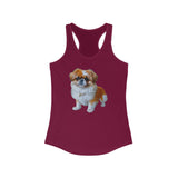 Pekingese Women's Classic Racerback Tank