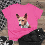 Basenji Women's Midweight Cotton Tee