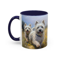 Cairn Terriers - "Run Toto Run!"  -  Ceramic Accent Coffee Mug - 2 Sizes