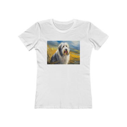 Old English Sheepdog Slim Fitted Women's Tee
