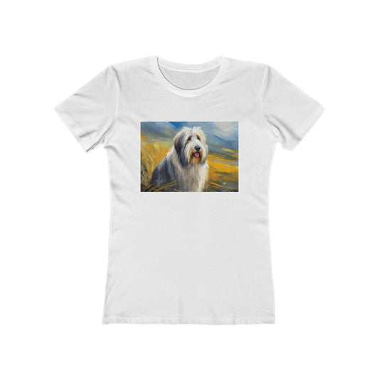 Old English Sheepdog Slim Fitted Women's Tee