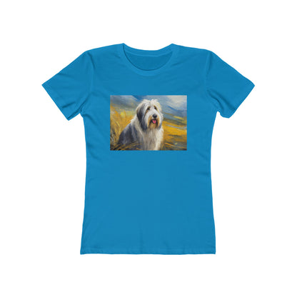 Old English Sheepdog Slim Fitted Women's Tee