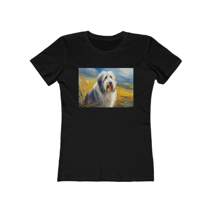 Old English Sheepdog Slim Fitted Women's Tee