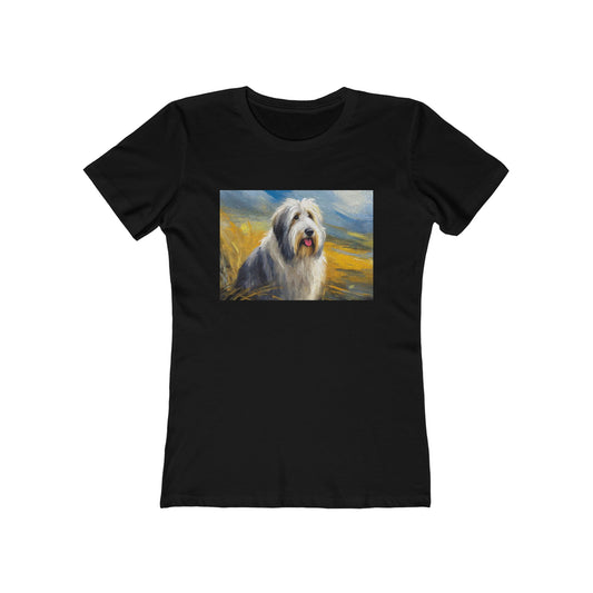 Old English Sheepdog Slim Fitted Women's Tee
