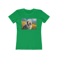 Old English Sheepdog Slim Fitted Women's Tee