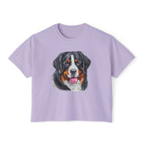 Bernese Mountain Dog #2 Women's Oversized Boxy Tee