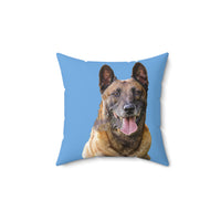 Belgian Malinois Spun Polyester Throw Pillow