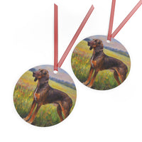 Plott Hound Metal Ornaments