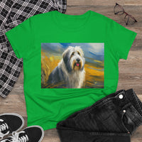 Old English Sheepdog Women's Midweight Cotton Tee