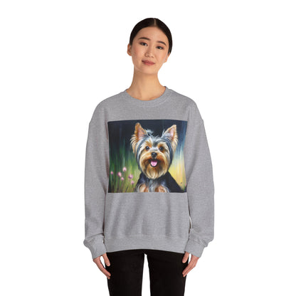 Yorkie #3 50/50 Crewneck Sweatshirt