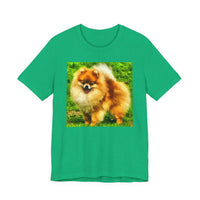 Pomeranian 'Pom Pom' Unisex Jersey Short Sleeve Tee