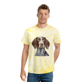 German Wirehaired Pointer Classic Tie-Dye Tee, Cyclone