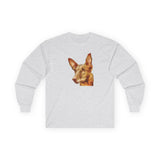 Egyptian Pharoh Hound Unisex Cotton Long Sleeve Tee