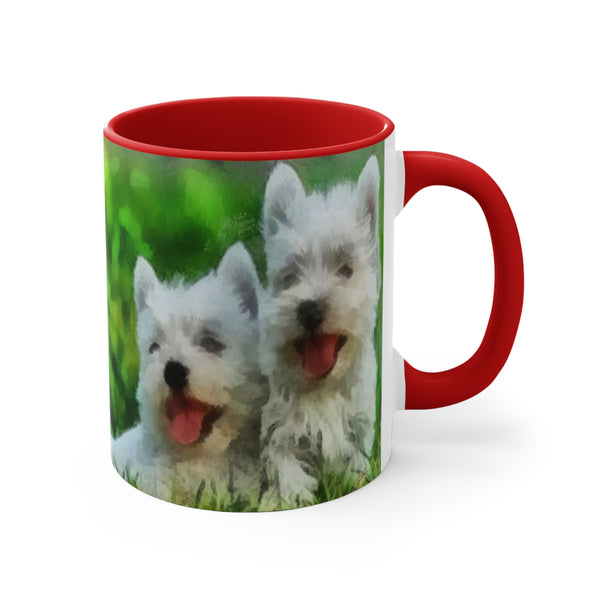 West Highland Terriers 'Westies' Accent Coffee Mug, 11oz