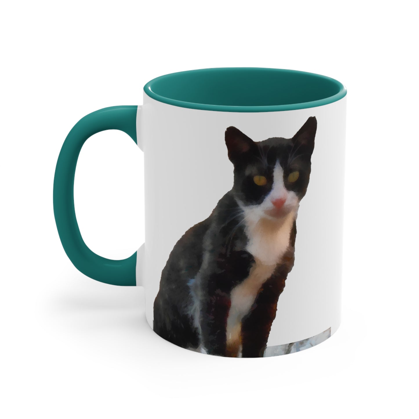Cat from Hydra - Accent Coffee Mug, 11oz