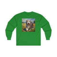 Bearded Collie  Cotton Long Sleeve Tee