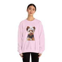 Yorkshire Terrier (Yorkie) 'Lupis' Unisex  50/50 Crewneck Sweatshirt