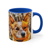 Australian Cattle Dog 'Red Heeler #2' - 11oz Ceramic Accent Mug