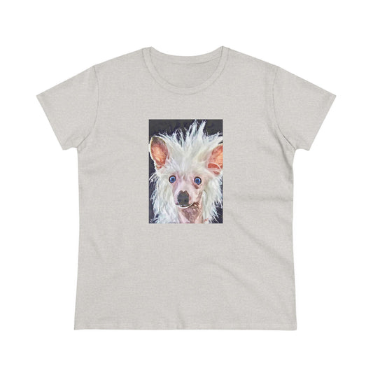 Chinese Crested - Women's Midweight Cotton Tee