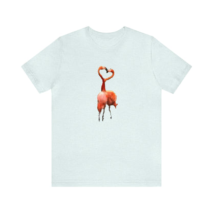Flamingo 'Love Birds' -  Classic Jersey Short Sleeve Tee