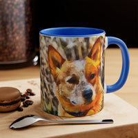 Australian Cattle Dog 'Red Heeler #2' - 11oz Ceramic Accent Mug