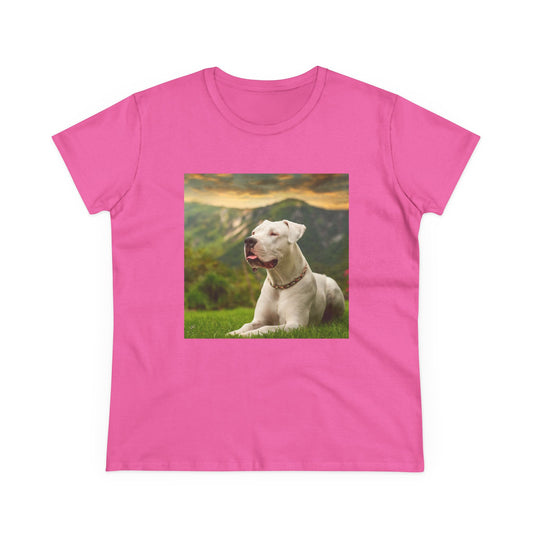 Dogo Argentino Women's Midweight Cotton Tee