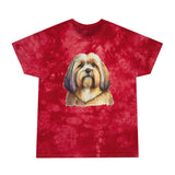 Lhasa Apso Classic Tie-Dye Tee, Crystal