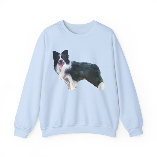 Border Collie 'Andrew' Art Crewneck Sweatshirt