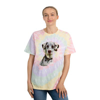 Dalmatian Unisex Cotton Tie-Dye Tee, Spiral