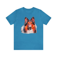 Rough Coated Collie - -  Classic Jersey Short Sleeve Tee