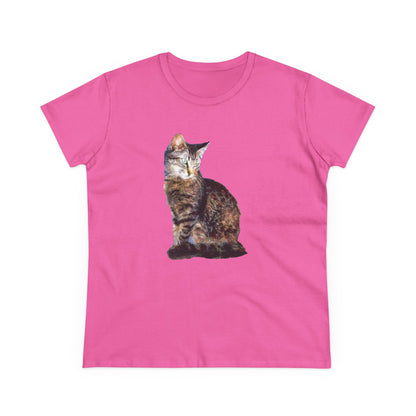 Cats of Greece 'Teris from Tinos' Women's Midweight Cotton Tee