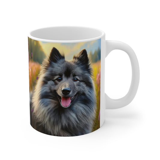 Keeshond Ceramic Mug - 11oz