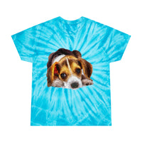 Beagle 'Daisy Mae' Unisex Cotton Tie-Dye Tee, Cyclone