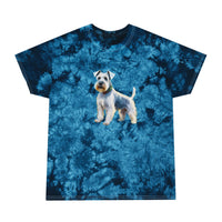White Schnauzer Tie-Dye Tee