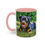Rottweiler - Lina Accent Coffee Mug (11, 15oz)