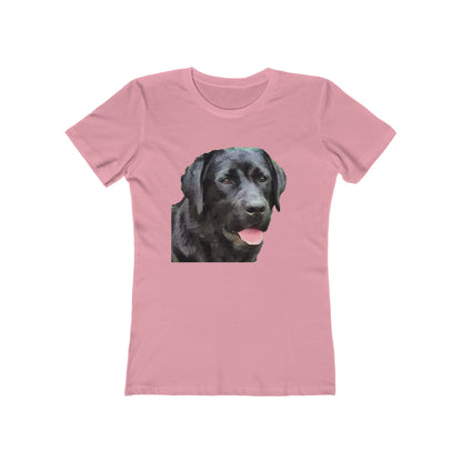Labrador Retriever 'Rizzo' Women's Slim Fit Ringspun Cotton T-Shirt
