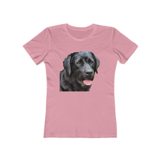 Labrador Retriever 'Rizzo' Women's Slim Fit Ringspun Cotton T-Shirt