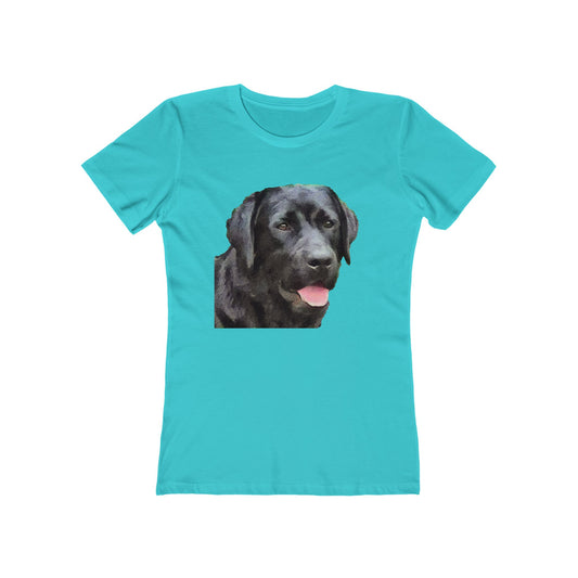 Labrador Retriever 'Rizzo' Women's Slim Fit Ringspun Cotton T-Shirt